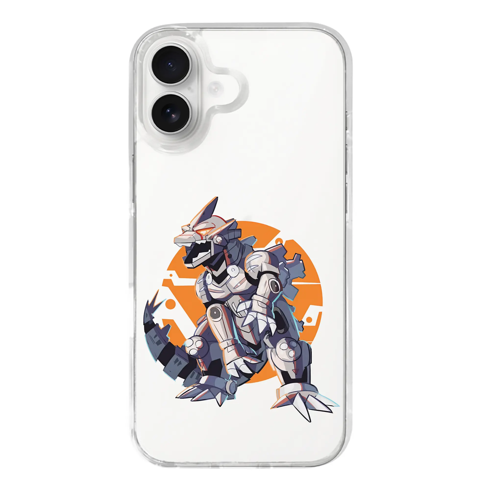 ゴジラ グッズ,メカゴジラ - iPhone 17シリーズ 透明スマホケース – 薄型・耐衝撃・精密フィット保護カバー